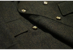 Men's Premium Wool Blend Long Trench Coat