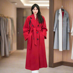 Luxury Cashmere Wool Long Coat