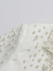 Luxury Pearl & Floral Blazer