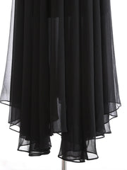 Luxury Buckle Tulle Long Skirt