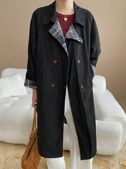 Luxe Faux Suede Reversible Coat