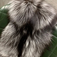 Luxury Fox Fur Zip-Up Coat
