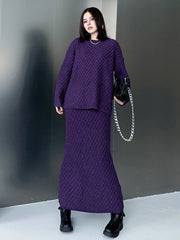 Luxury Oversized Knit 2-Piece