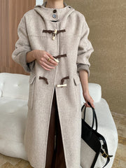 Women's Classic Wool Blend Duffel Coat