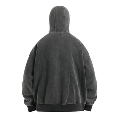 Men's High Streetwear Ninja Zip-Up Hoodie Sweatshirt