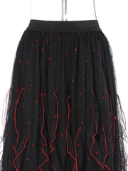 Couture Polka Dot Tulle Skirt