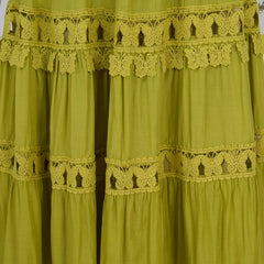 Luxe Butterfly Embroidered Top & Skirt