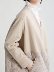 Luxury Diamond Quilted Coat