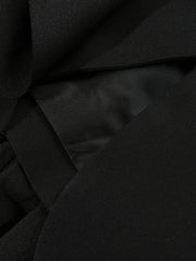 Luxury Ruffle Asymmetrical Vest