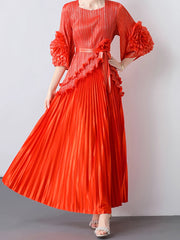 Truly Pleated Top with Luxury Skirt