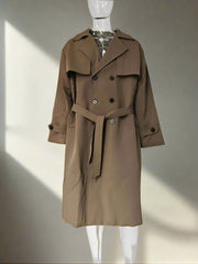 Luxe Men's Japanese Oversized Trench Coat