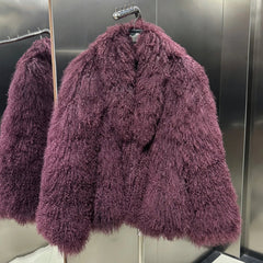 Curly Mongolian Lamb Coat