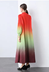 Truly Pleated Cuff Sleeve Dress