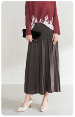 Elegant Plissé Formal Skirt