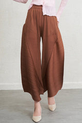 Premium Plissé Pleated Trousers