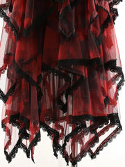 Couture Asymmetric Tulle Skirt