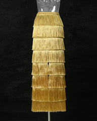 Luxury Fringe Maxi Skirt