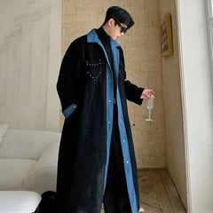 Men's Classic Luxury Full-Length Woolen Coat