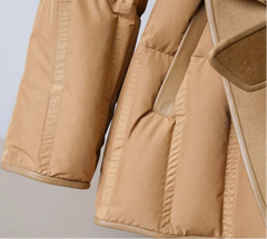 Luxe Woolen Duck Down Puffer Coat