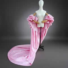 Luxury Formal Taffeta Overcoat