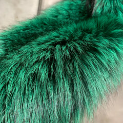 Crocodile Lamb Leather & Fox Jacket