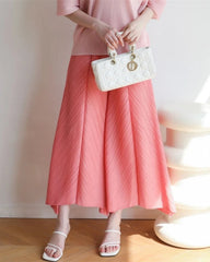 Luxury Plissé Palazzo Pants