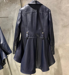 Luxury Sheepskin Asymmetric Jacket