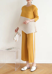 Luxury Plissé Top & Pant Set