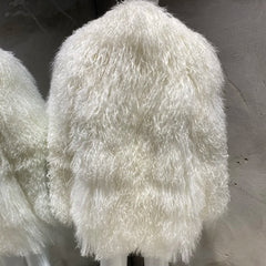 Luxury Lamb Extra Curly Fur Coat