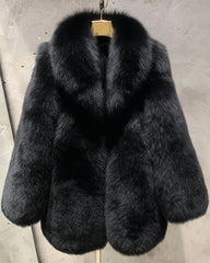 Couture Fox Fur Coat