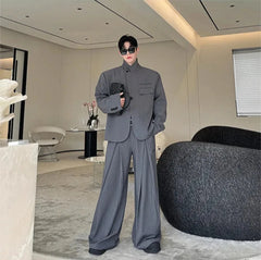 Men's Eternal Solid Two Piece Oversized Fit Set