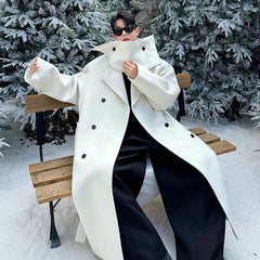 Men's Ultimate Extra Long Wool Blend Overcoat