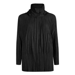 Japanese Pleated Hooded Jacket