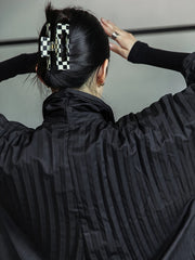 Pleated Plissé Jacket & Pant Set