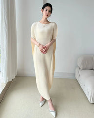 Elegant Pleated Caftan Dress