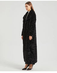 Women's Elegant Fluffy Faux Fur Long Coat