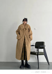 HEYFANCYSTYLE Classic Woolen Long Coat