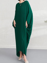 Luxury Pleated Kaftan Dress
