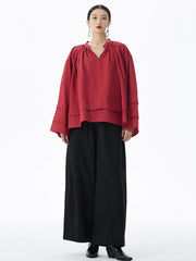 Luxury Oversized Draped Top