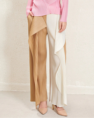 Luxury Plissé Ruffle Trousers