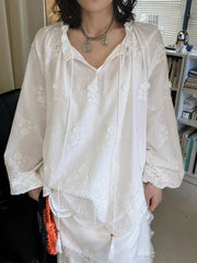 Luxury Japanese-Style Blouse