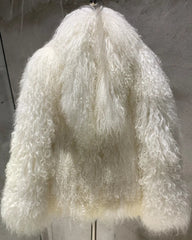 Curly Shearling Lamb Coat