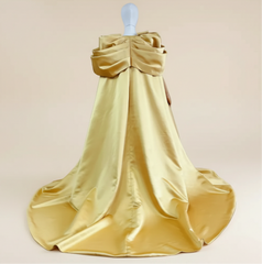 Couture Floor-Length Cape