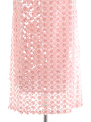 Floral Sequin Pull-On Midi Skirt