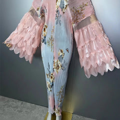 Luxury Plissé Formal Kaftan