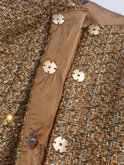 Luxury Tweed Peplum Jacket