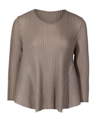 Luxury Plissé Blouse Top (Petite-Friendly)