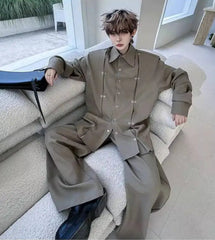 Men's Luxury Japanese Blouse & Pants