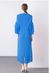 Luxury Cocktail Pleats Dress