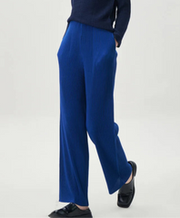 Premium Plissé Wide-Leg Trousers